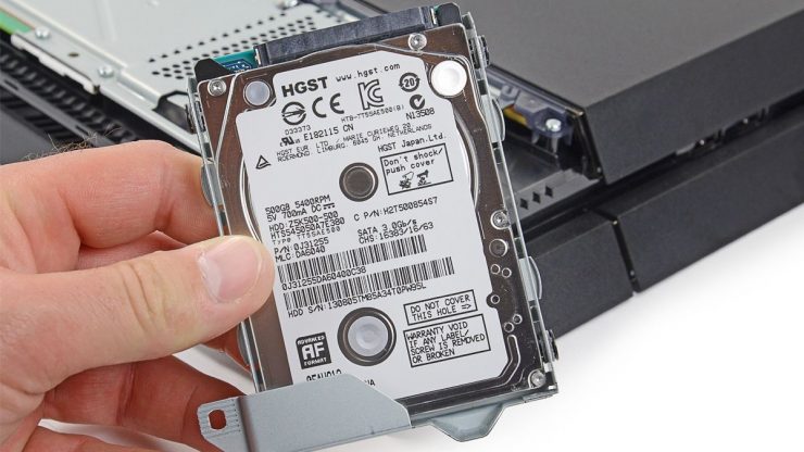 Как обновить жесткий диск PS4